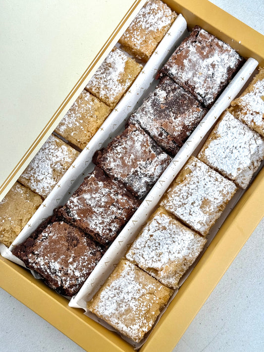 CAJA MIX BROWNIES Y BLONDIES